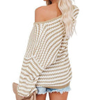 Casual Striped Knitted Sweater