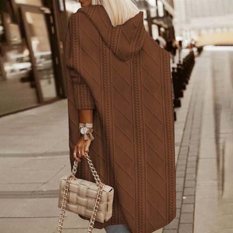 Casual Knitted Vest with Hood