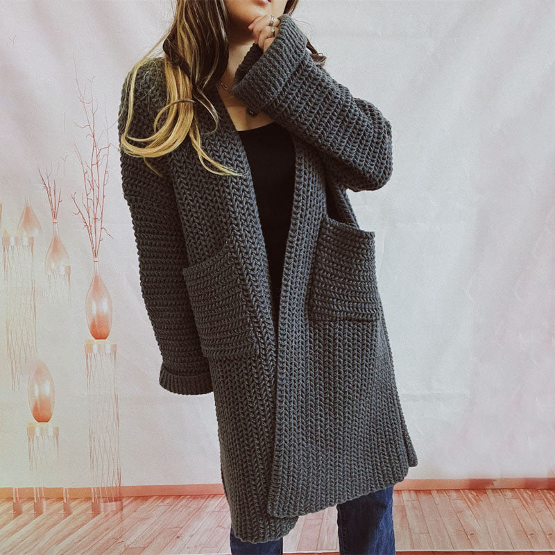 Solid Color Casual Knitted Vest