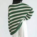 Casual Striped Knitted Sweater