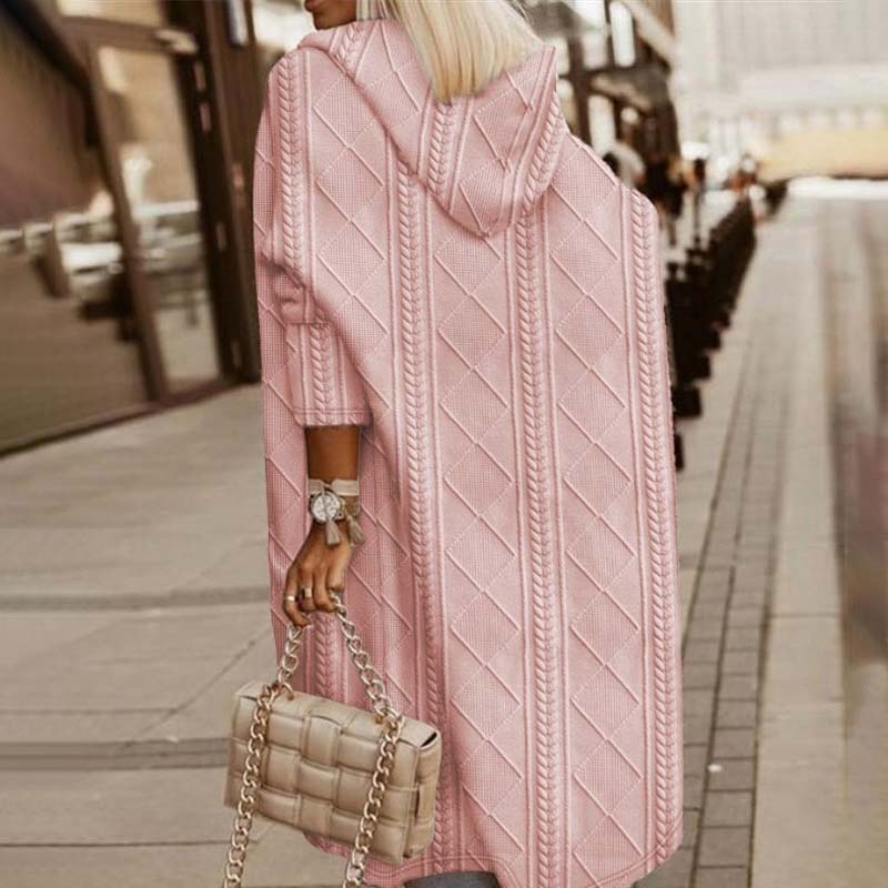 Casual Knitted Vest with Hood