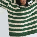 Casual Striped Knitted Sweater