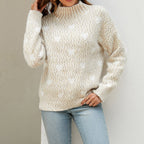 Casual Heart Knitted Sweater