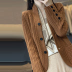 Solid Color Casual Knitted Vest