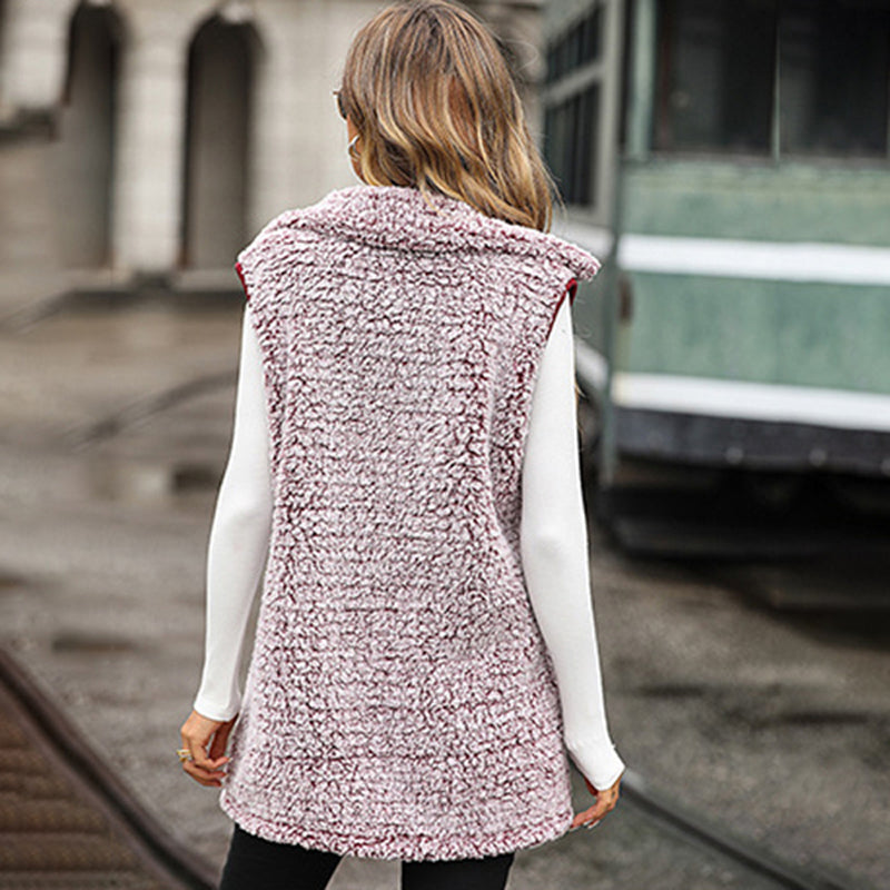 Casual Plush Vest