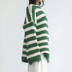 Casual Striped Knitted Sweater