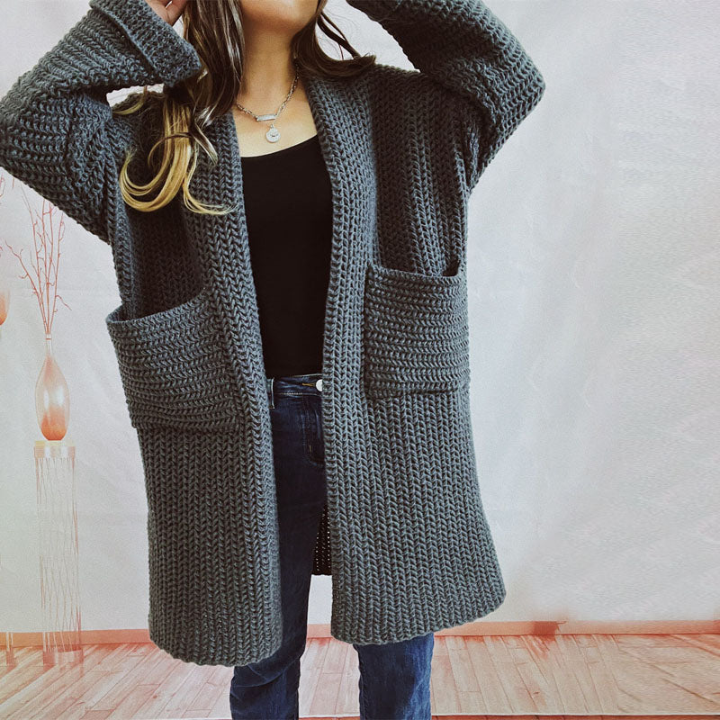 Solid Color Casual Knitted Vest