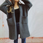 Solid Color Casual Knitted Vest
