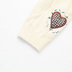 Heart Embroidered Knitted Vest