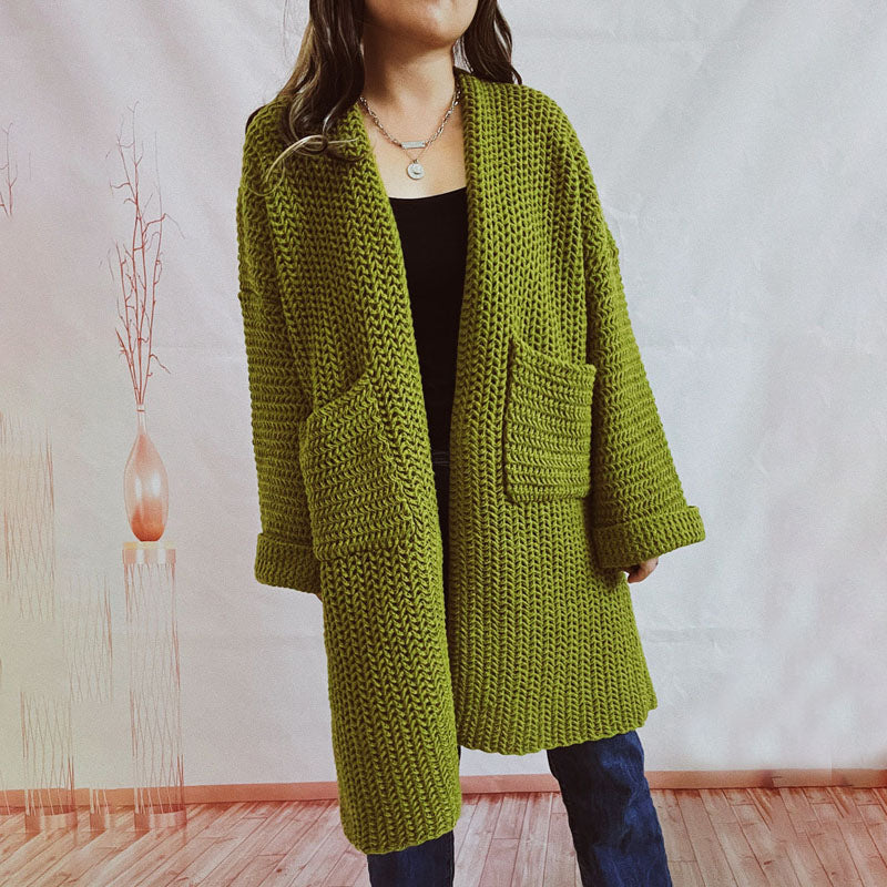 Solid Color Casual Knitted Vest