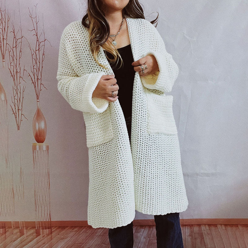 Solid Color Casual Knitted Vest