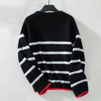 Casual Striped Knitted Sweater