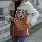 Patchwork Warm Plush Jacket