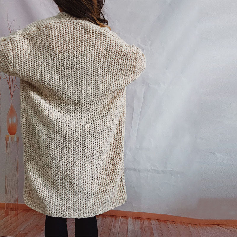 Solid Color Casual Knitted Vest