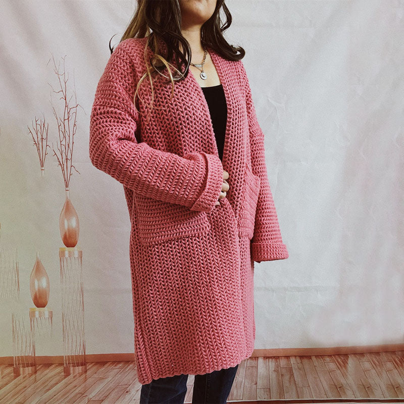 Solid Color Casual Knitted Vest