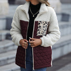 Patchwork Warm Plush Jacket