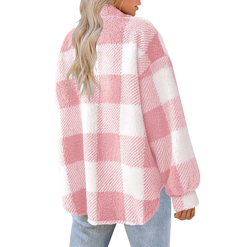 Casual Warm Checked Jacket