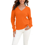 Casual Knitted Sweater in Solid Color