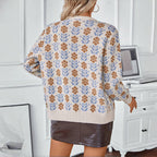 Vintage Flower Knitted Cardigan