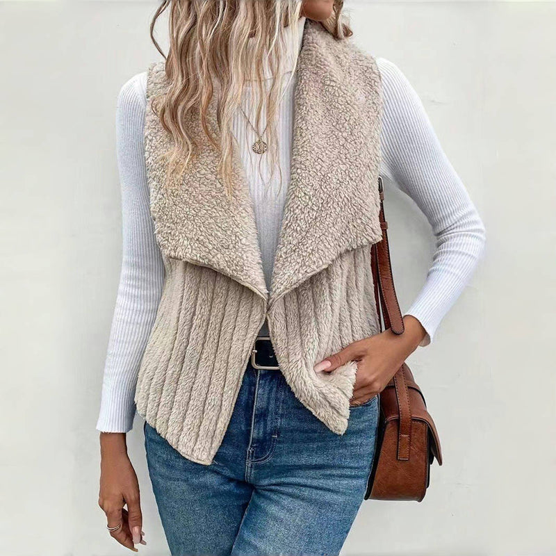 Casual Vest In Solid Color