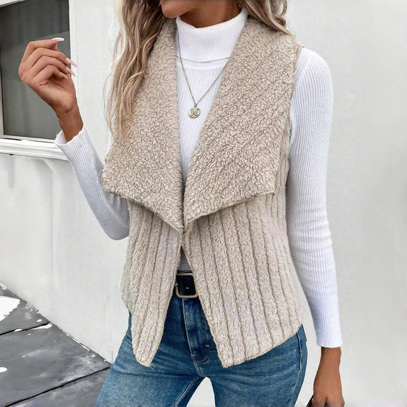 Casual Vest In Solid Color