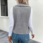 Casual Vest In Solid Color